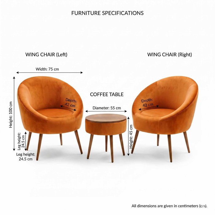 Atelier Del Sofa Lida Babyface - Naranja